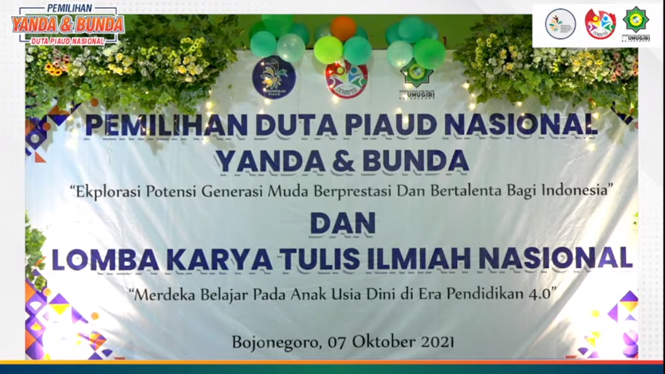 UNU Sunan Giri Bojonegoro Menjadi Tuan Rumah Kongres IKMAPISI III 2021 dan Pemilihan Duta PIAUD Nasional